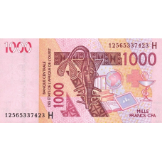 P615Hl Niger - 1000 Francs Year 2012